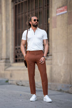 Load image into Gallery viewer, Oliver Slim Fit White Zippered Polo Tees