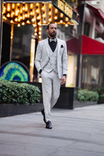 Load image into Gallery viewer, Eden Slim Fit Special Grey Linen Suit