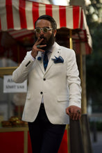 Load image into Gallery viewer, Phil Slim Fit New Season Mono Collared White Blazer
