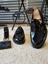 Load image into Gallery viewer, Max Sardinelli Tasseled Detailed Black Loafer