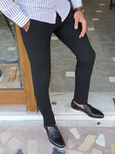 Load image into Gallery viewer, Chase Super Slim Fit Comfy Special Edition Black Pants