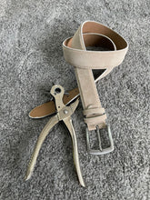 Load image into Gallery viewer, Reese Special Edition Suede Leather Beige Belts