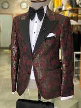 Load image into Gallery viewer, Abboud Claret Red Tuxedo Suit