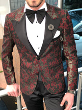 Load image into Gallery viewer, Abboud Claret Red Tuxedo Suit