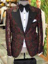 Load image into Gallery viewer, Abboud Claret Red Tuxedo Suit