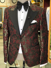 Load image into Gallery viewer, Abboud Claret Red Tuxedo Suit