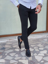 Load image into Gallery viewer, Chase Super Slim Fit Comfy Special Edition Black Pants