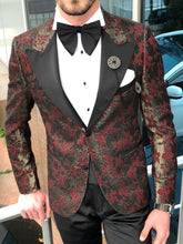 Load image into Gallery viewer, Abboud Claret Red Tuxedo Suit