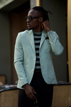 Load image into Gallery viewer, Noah Slim Fit Mint Blazer
