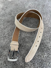 Load image into Gallery viewer, Reese Special Edition Suede Leather Beige Belts