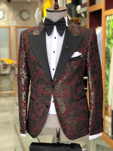 Load image into Gallery viewer, Abboud Claret Red Tuxedo Suit