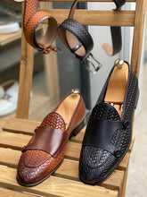 Load image into Gallery viewer, Morris Custom Made Combed Leather Loafer (2 Colors)