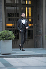 Load image into Gallery viewer, Jones Slim Fit Black Tuxedo