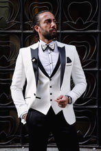 Load image into Gallery viewer, Myles Slim Fit White Tuxedo
