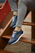 Load image into Gallery viewer, Stanley Special Design Eva Sole Blue Sneakers
