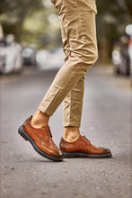 Load image into Gallery viewer, Oliver Special Designed Eva Sole Camel Laced Casual Shoes
