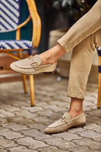 Load image into Gallery viewer, Oliver Special Designed Suede Leather Beige Loafer
