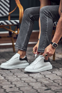 Oliver Special Designed Thick Sole White Sneakers