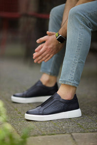 Stanley Eva Sole Navy Sneakers