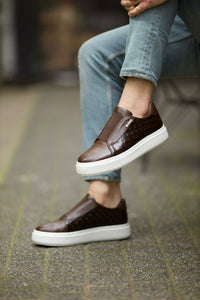 Stanley Eva Sole Brown Sneakers