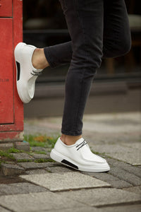 Stanley Eva Pool Sole White Loafer