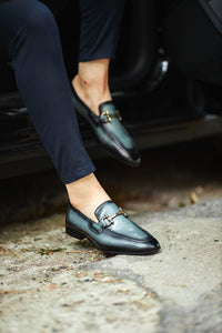 Stanley Black Neolite Base Buckled Detail Loafer