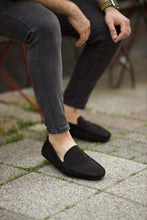 Load image into Gallery viewer, Stanley Black Leather Inner Lined Loafer
