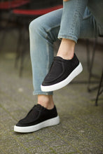 Load image into Gallery viewer, Stanley Special Design Eva Sole Black Sneakers
