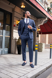 Watt Slim Fit Special Design Dark Blue Suit