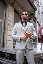 Load image into Gallery viewer, Watt Slim Fit Special Design Grey Suit
