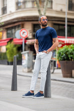 Load image into Gallery viewer, Watt Slim Fit Ice Blue Jeans
