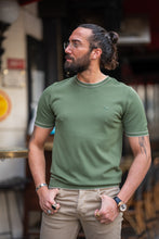 Load image into Gallery viewer, Watt Slim Fit Green Tees
