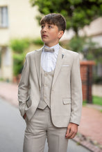 Load image into Gallery viewer, Aboud Slim Fit Kids Beige Suit
