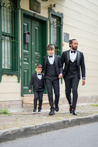 Aboud Slim Fit Kids Tuxedo