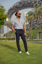 Load image into Gallery viewer, Abboud Slim Fit Open Collared Patterned Shirt
