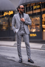 Load image into Gallery viewer, Watt Slim Fit Grey Lycra Suit
