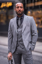 Load image into Gallery viewer, Watt Slim Fit Grey Lycra Suit
