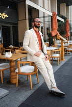 Load image into Gallery viewer, Monarch  Mono Collar Beige Bag Pocket Detailed Sports Set
