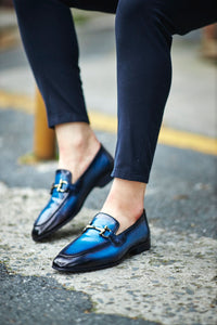 Stanley Blue Neolite Base Buckled Detail Loafer