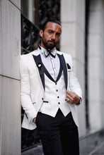 Load image into Gallery viewer, Myles Slim Fit White Tuxedo
