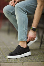 Load image into Gallery viewer, Stanley Special Design Eva Sole Black Sneakers
