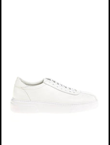 Abboud New Collection Genuine Leather Eva Sole White Sneakers