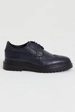 Load image into Gallery viewer, Abboud New Collection Genuine Leather Eva Sole Navy Shoes
