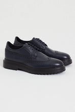 Load image into Gallery viewer, Abboud New Collection Genuine Leather Eva Sole Navy Shoes
