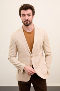 Oliver Slim Fit Beige Blazer