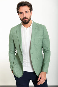 Oliver Slim Fit Green Blazer