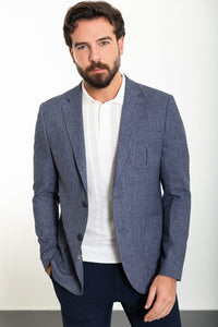 Oliver Slim Fit Navy Blue Blazer