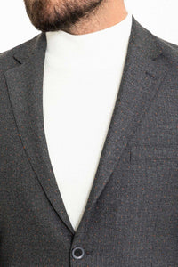 Oliver Slim Fit Light Grey Dot Blazer