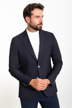 Load image into Gallery viewer, Oliver Slim Fit Navy Black Blazer
