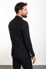 Load image into Gallery viewer, Oliver Slim Fit Navy Black Blazer
